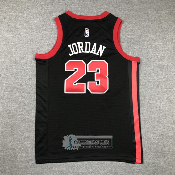 Camiseta Nino Chicago Bulls Michael Jordan NO 23 Ciudad 2023-24 Negro